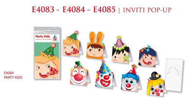 E4084 - INVITI POP-UP (1 BLISTER x 8PZ)