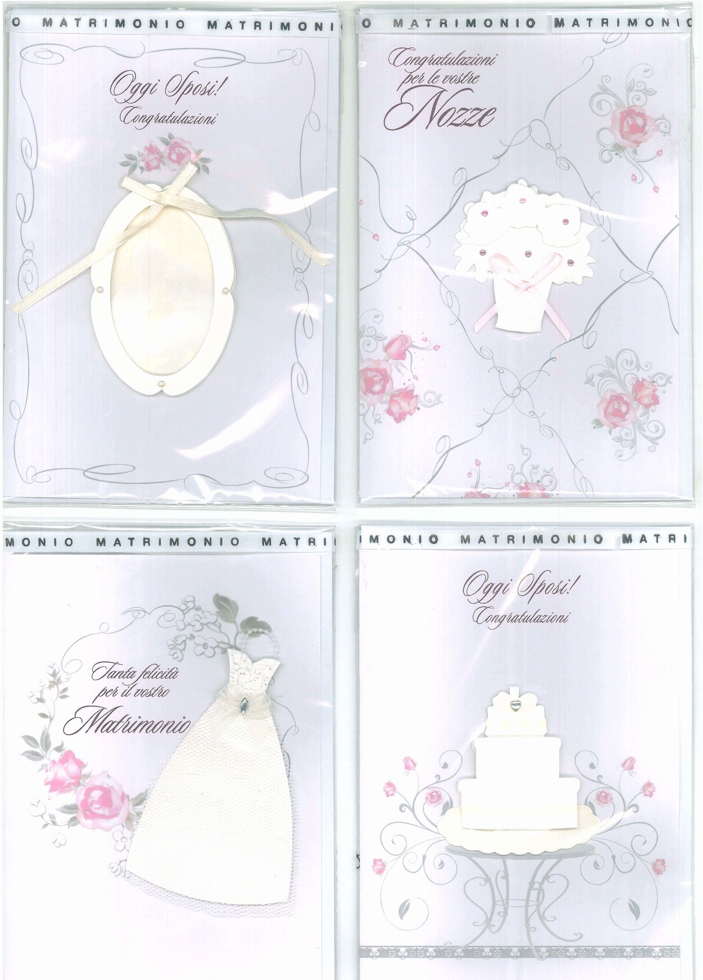 E3488FM-SC - MATRIMONIO 'WHITE' 3D (8PZ)