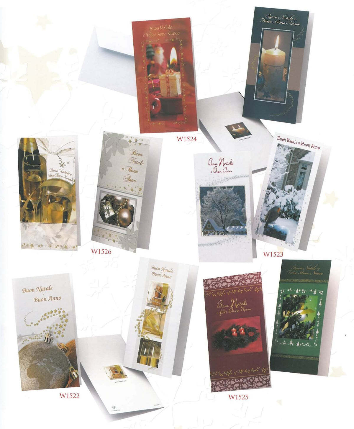 W1522 - BIGLIETTI BUON NATALE BASIC FOTOGRAFICO MEDIO (24PZ) - shop_name