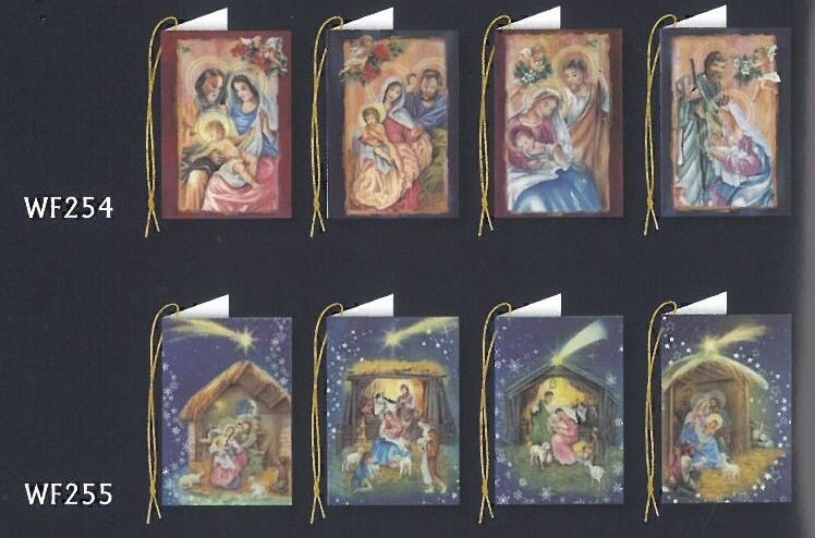 WF254/55 - BUON NATALE CHIUDIPACCO SACRO  (100PZ)