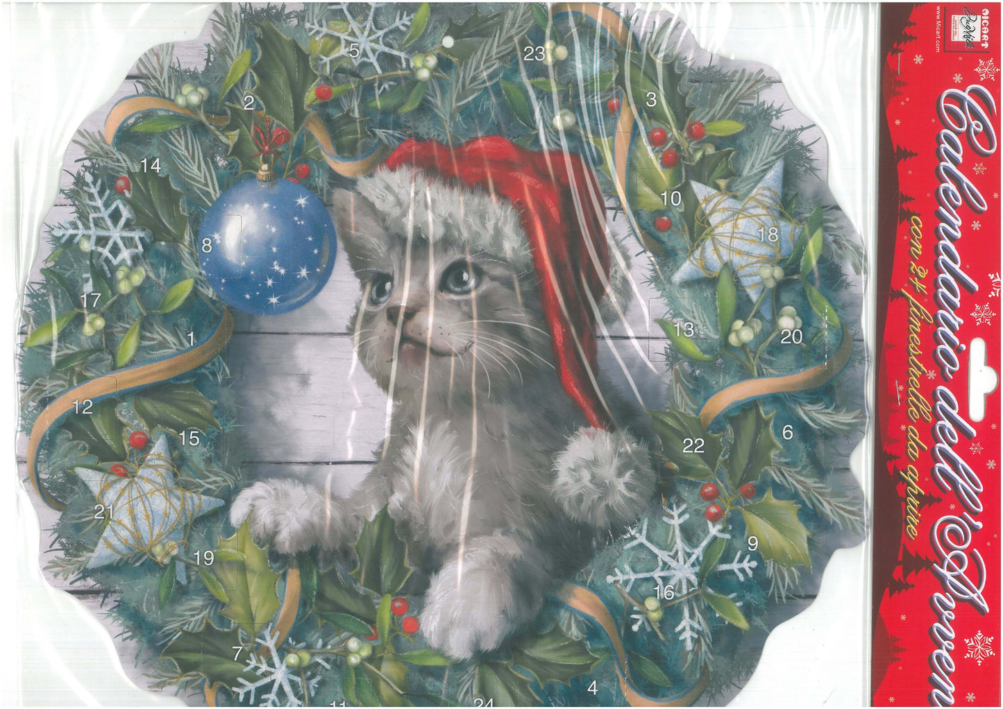 NT 8015 CALENDARIO AVVENTO GATTO