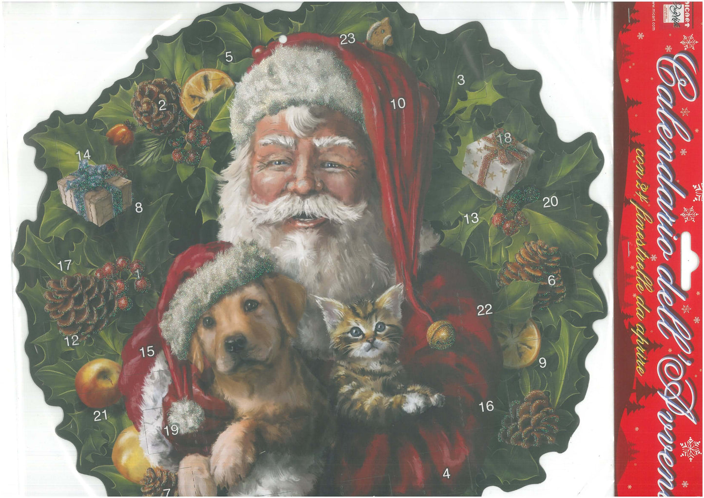NT 8016 CALENDARIO AVVENTO BABBO NATALE