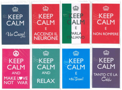 E3653  - TANTI AUGURI KEEP CALM (8PZ)