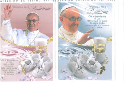 E3597  -  BATTESIMO PAPA FRANCESCO  (12PZ)