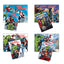Biglietti compleanno Avengers Marvel 12pz scene dinamiche