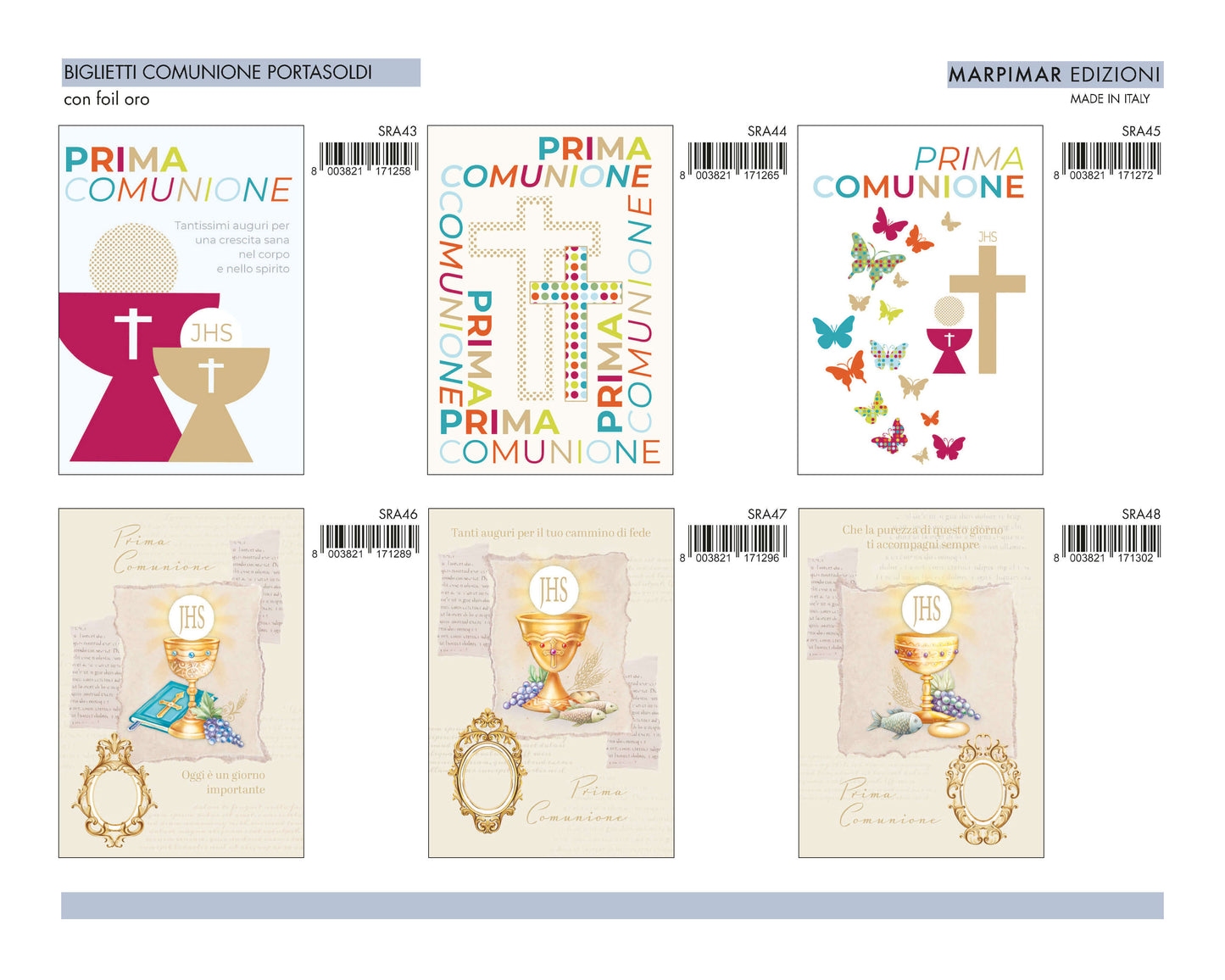 ASRA11 - COMUNIONE PORTA SOLDI (12PZ)