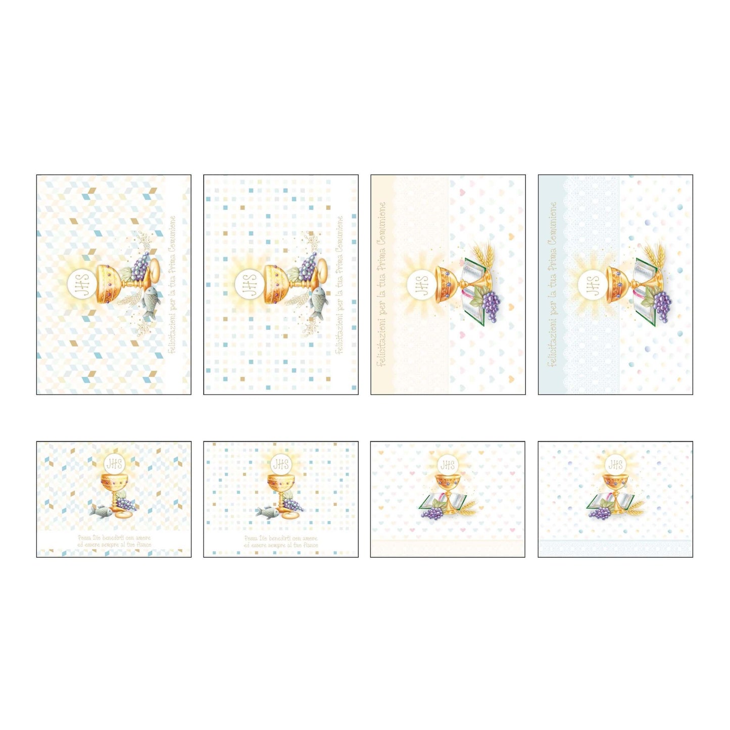 ASR11 - BIGLIETTI PRIMA COMUNIONE  POP UP (12PZ)