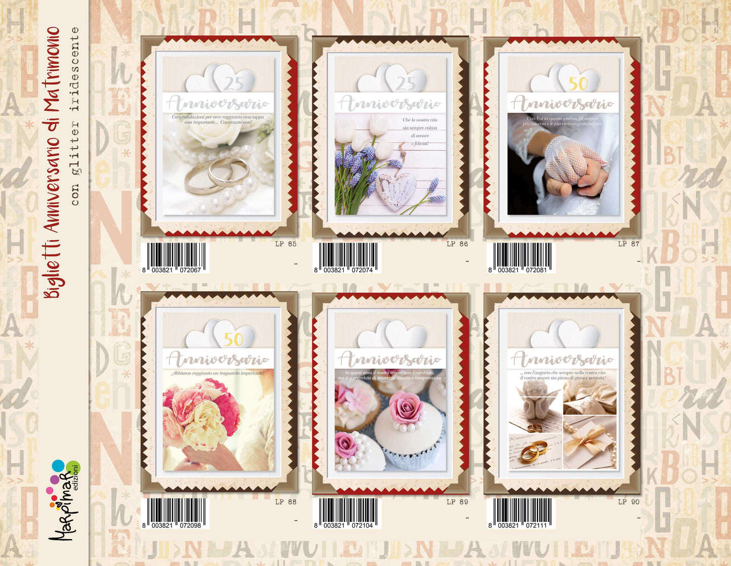 ALP31 - ANNIVERSARIO DI MATRIMONIO (12PZ)