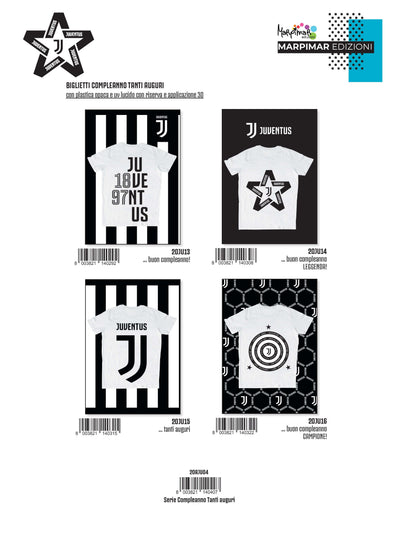 20AJU04 - AUGURI JUVENTUS CON FUSTELLA (12PZ)