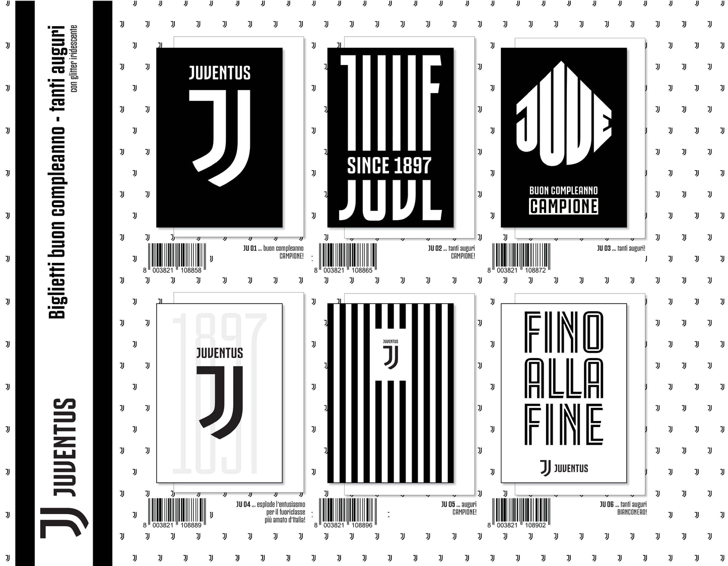 AJU01 - AUGURI JUVENTUS (12PZ)