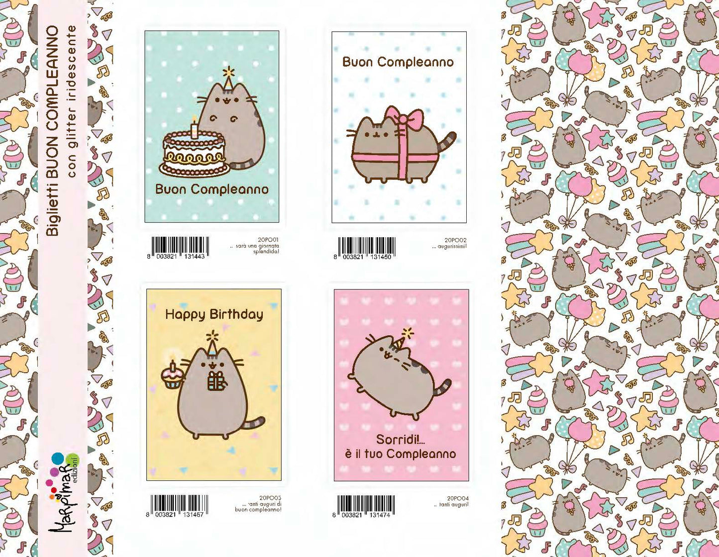 20APO01 - BUON COMPLEANNO PUSHEEN (12PZ)