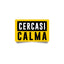 Tazza in ceramica con scritta ironica Cercasi Calma design accattivante