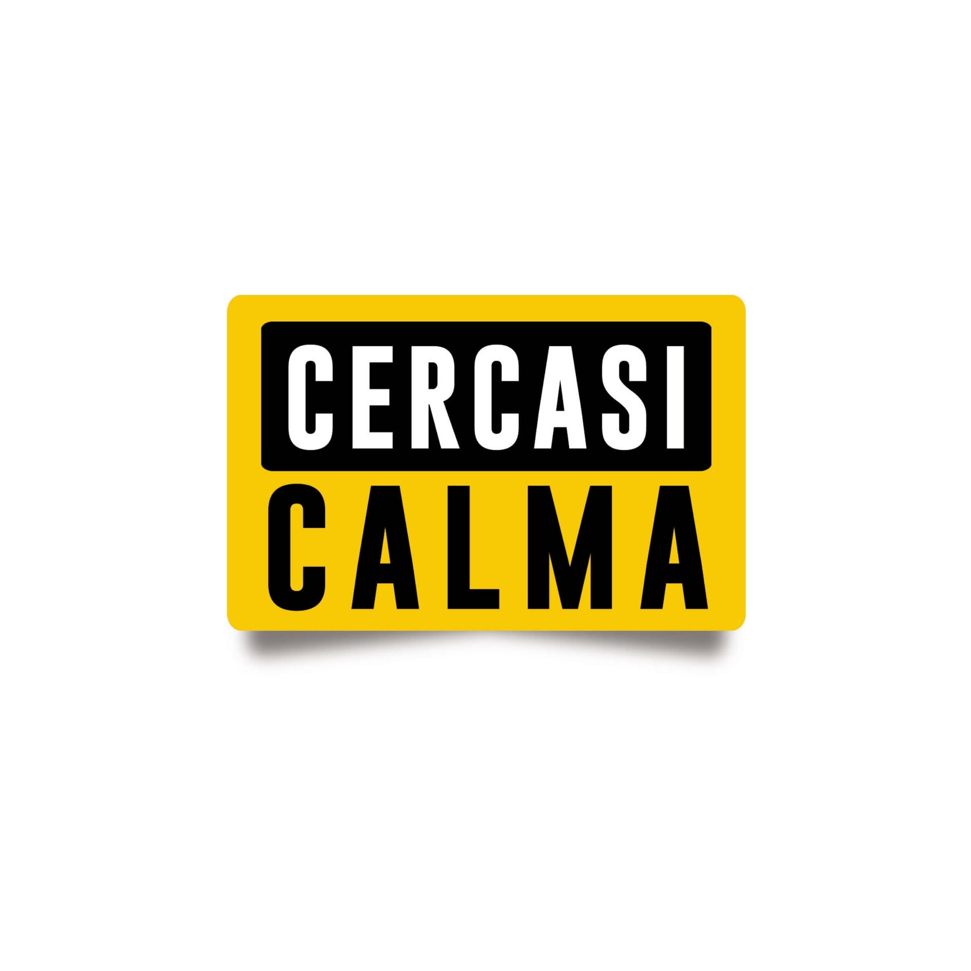 Tazza in ceramica con scritta ironica Cercasi Calma design accattivante