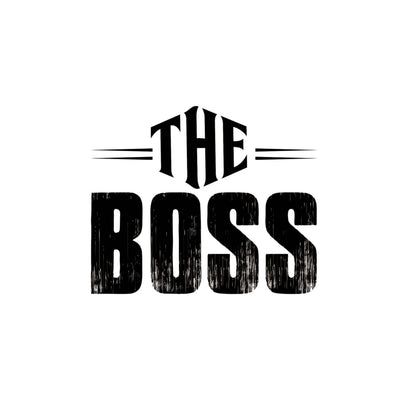 Tazza in ceramica The Boss scritta audace caratteri decisi design ufficio