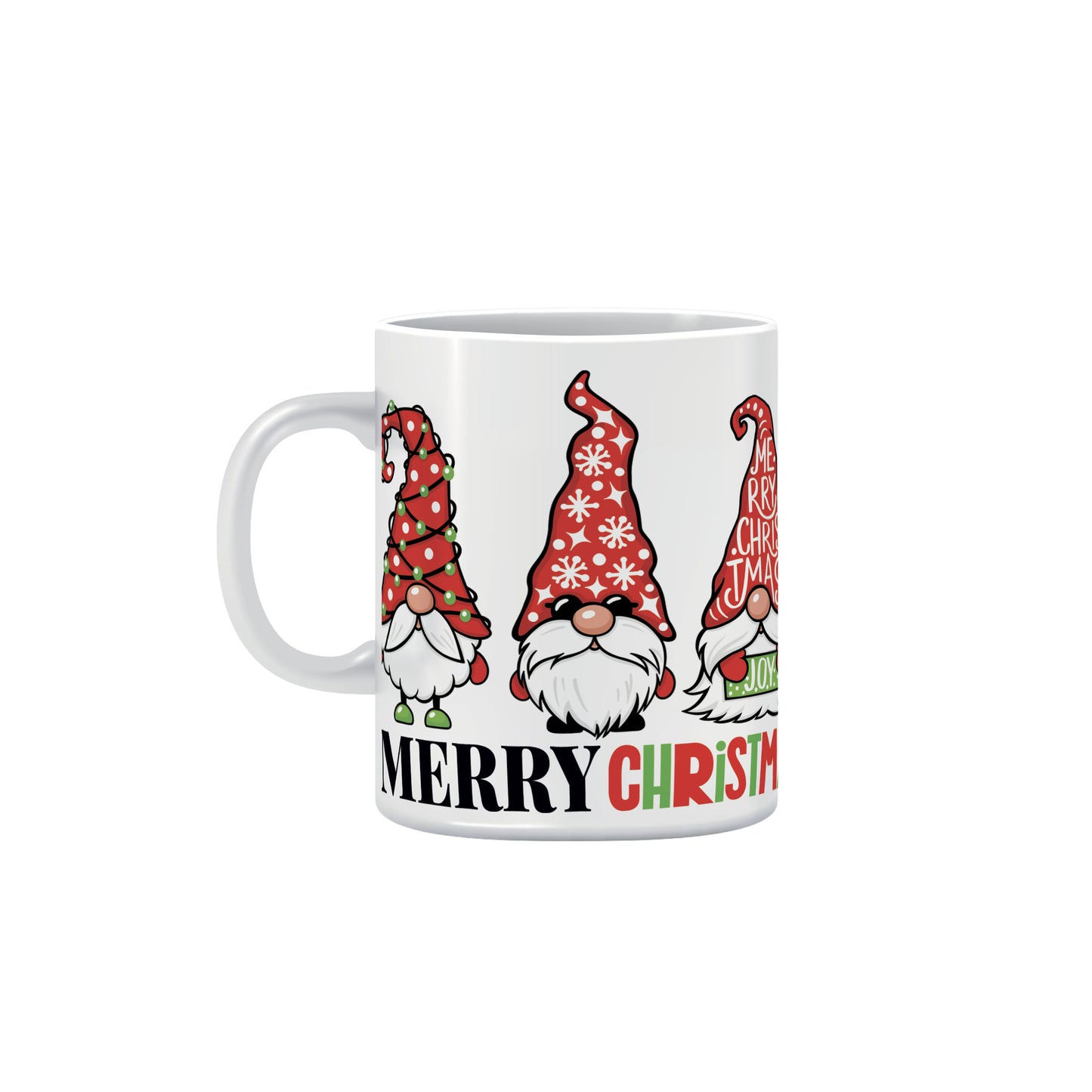 Tazza Merry Chsristmas Elfi in Ceramica