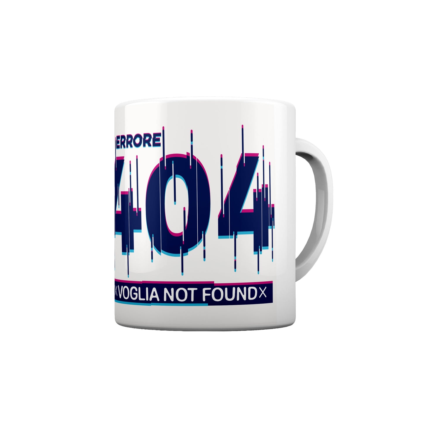 Tazza Errore 404 Voglia Not Found in Ceramica