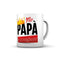 Tazza in ceramica Mio Papà è il Migliore scritta e corona stilizzata design deciso