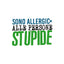 Tazza in ceramica con scritta ironica Allergic alle Persone design colorato