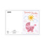 ALOD26 - BIGLIETTI NASCITA CON FOIL ORO (12PZ)