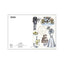 ALOD23 - BIGLIETTI MATRIMONIO CON FOIL ORO E RILIEVO (12PZ)