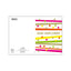 AGVD07 - BIGLIETTI COMPLEANNO FLUO CON FOIL E RILIEVO (12PZ)