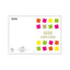 AGVD07 - BIGLIETTI COMPLEANNO FLUO CON FOIL E RILIEVO (12PZ)