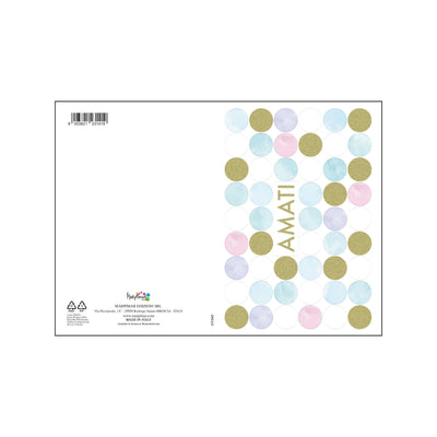 AGVD04 - BIGLIETTI COMPLEANNO CON FOIL E RILIEVO (12PZ)