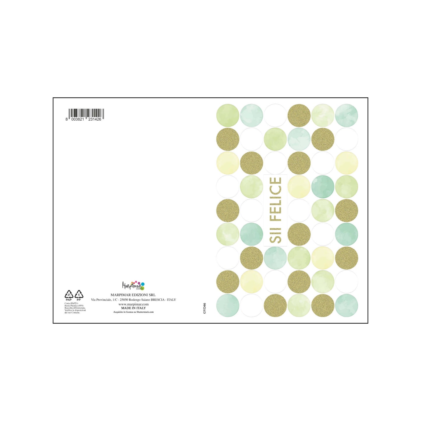 AGVD04 - BIGLIETTI COMPLEANNO CON FOIL E RILIEVO (12PZ)