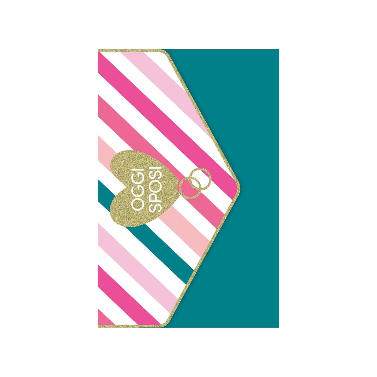 AGVD25 - BIGLIETTI MATRIMONIO PORTA SOLDI CON FOIL ORO (12PZ)
