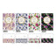 ATSC24 - BIGLIETTI AUGURALI SPECIALI COMPLEANNO FLOWER CON APPLICAZIONE E GLITTER (12PZ)