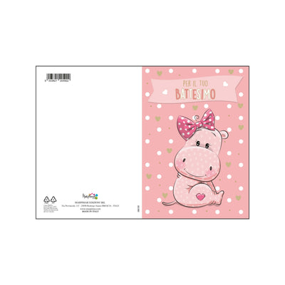 ASRC02 - BIGLIETTI BATTESIMO FOIL ORO (12PZ)