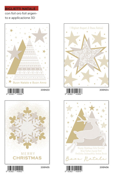20ABN09 - BUON NATALE C/APPLICAZIONI (12PZ)