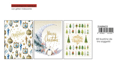 21ABN23 - CHIUDI PACCO BUON NATALE (3PZ)
