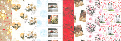 CZ08 - CARTA REGALO MATRIMONIO/LOVE 9 SOGGETTI (9PZ)