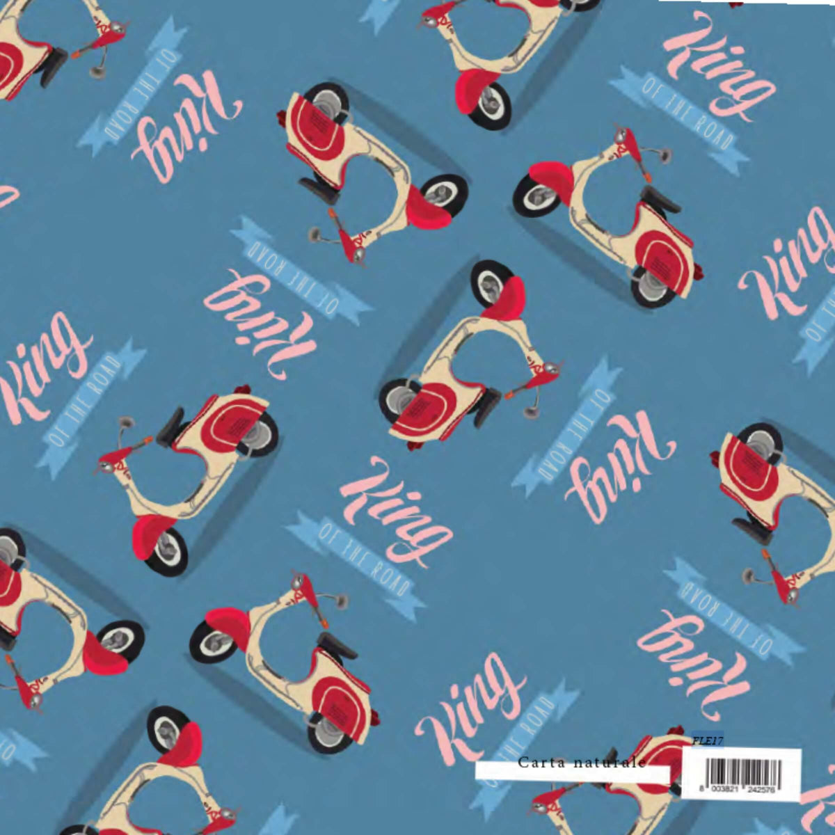 Carta Regalo Scooter Vintage King 70 x 100 cm 90 gr - FLE17