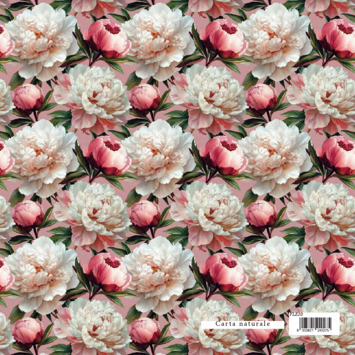 Carta Regalo Peonie Rosa Elegante 70 x 100 cm 90 gr - FLE10