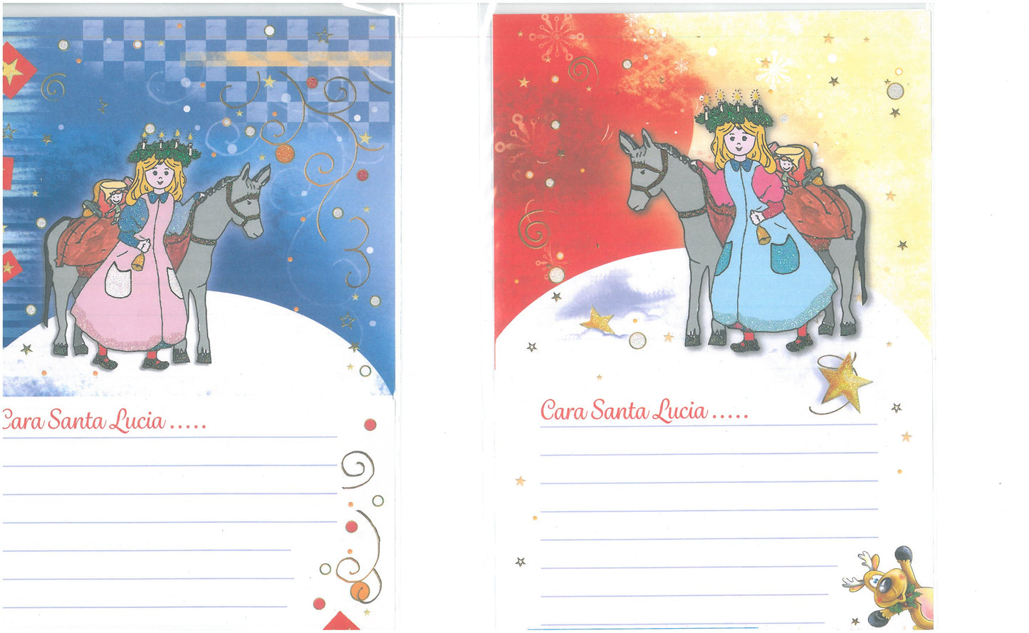 2186  LETTERINE SANTA LUCIA GLITTER (24PZ)