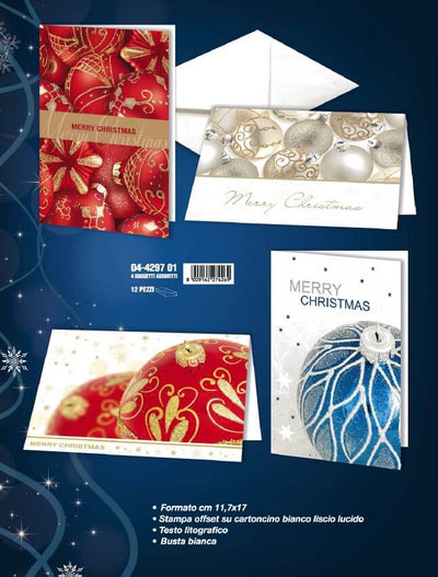 04-4297-01 BUON NATALE PALLE FOTOGRAFICHE (12PZ)