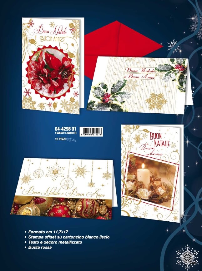 04-4298-01 BUON NATALE FOTO NATALE (12PZ)