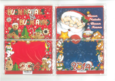 04-4028-01 BUON NATALE CALENDARIO PORTAFOTO 2013 (12PZ)