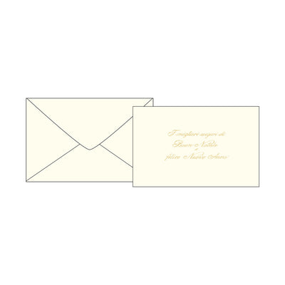 04-1123-01 BUON NATALE MIGNON AVORIO ORO POLVERE (100PZ)