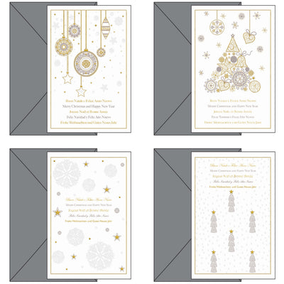 04-6289-01 BUON NATALE DECORI ELEGANTI (12PZ)