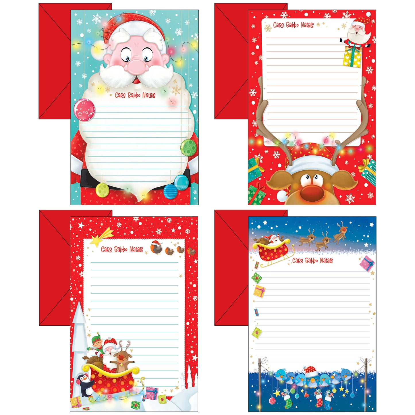 04-8070-01 LETTERINE CARO BABBO NATALE CON GLITTER