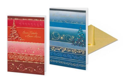 04-6232 BUON NATALE DECORI SPARSI ORO E GLITTER (12PZ)