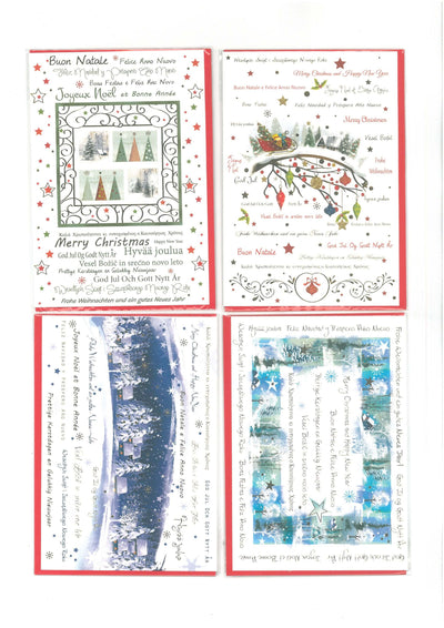 04-4330-01 BUON NATALE PAESAGGI NATALIZI (12PZ)