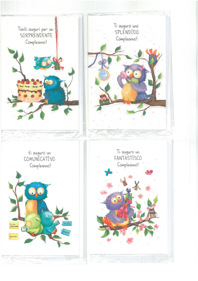 07-5408-02 BUON COMPLEANNO GUFETTI COLORATI+GLITTER (12PZ)