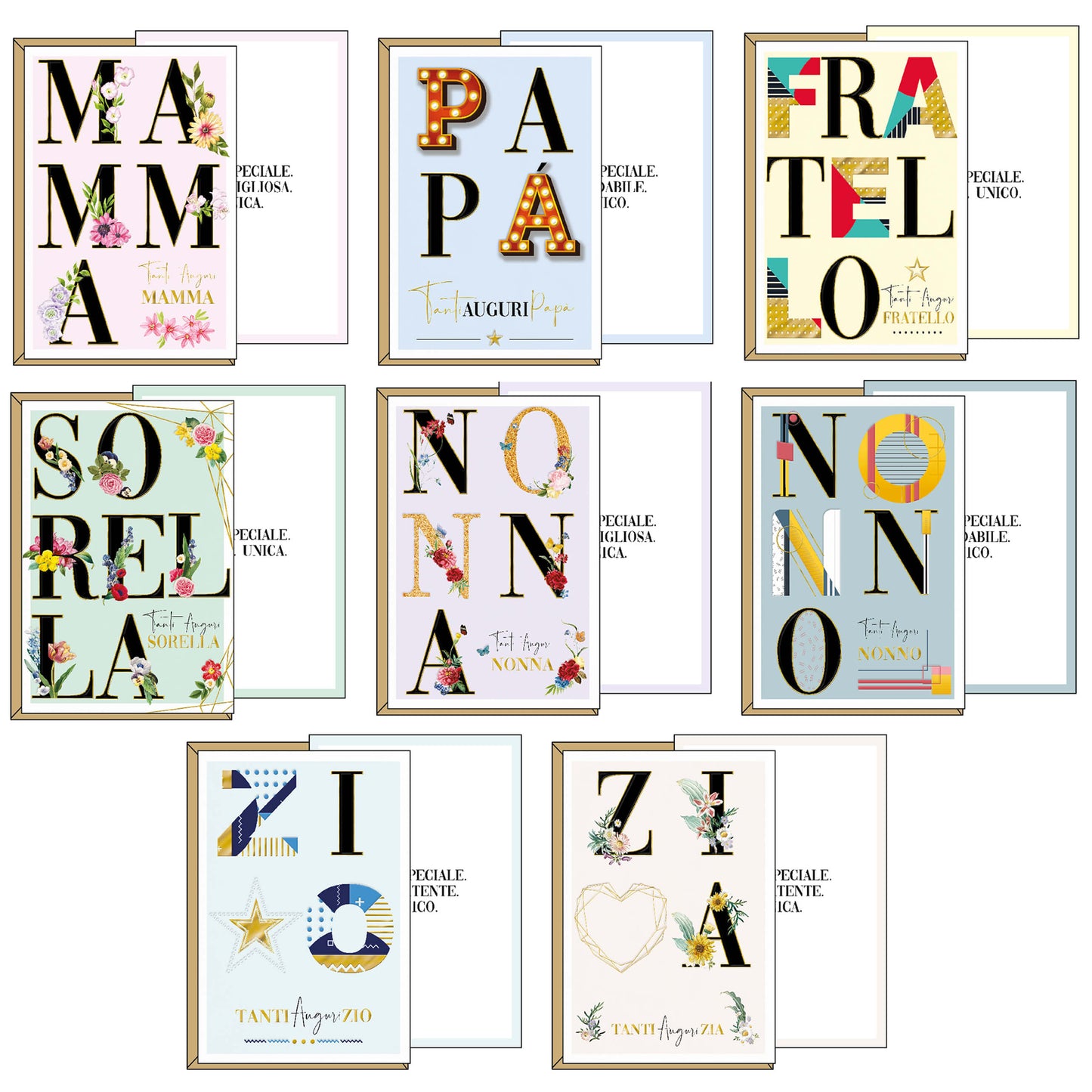 07-5549  AUGURI FAMIGLIA (12PZ)