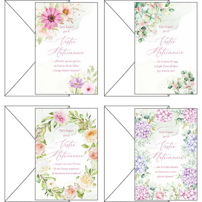 17-9863  MATRIMONIO FIORI E DEDICHE (12PZ)