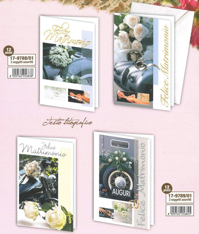 17-9788 / 17-9789  FELICE MATRIMONIO FOTOGRAFICO (12PZ)