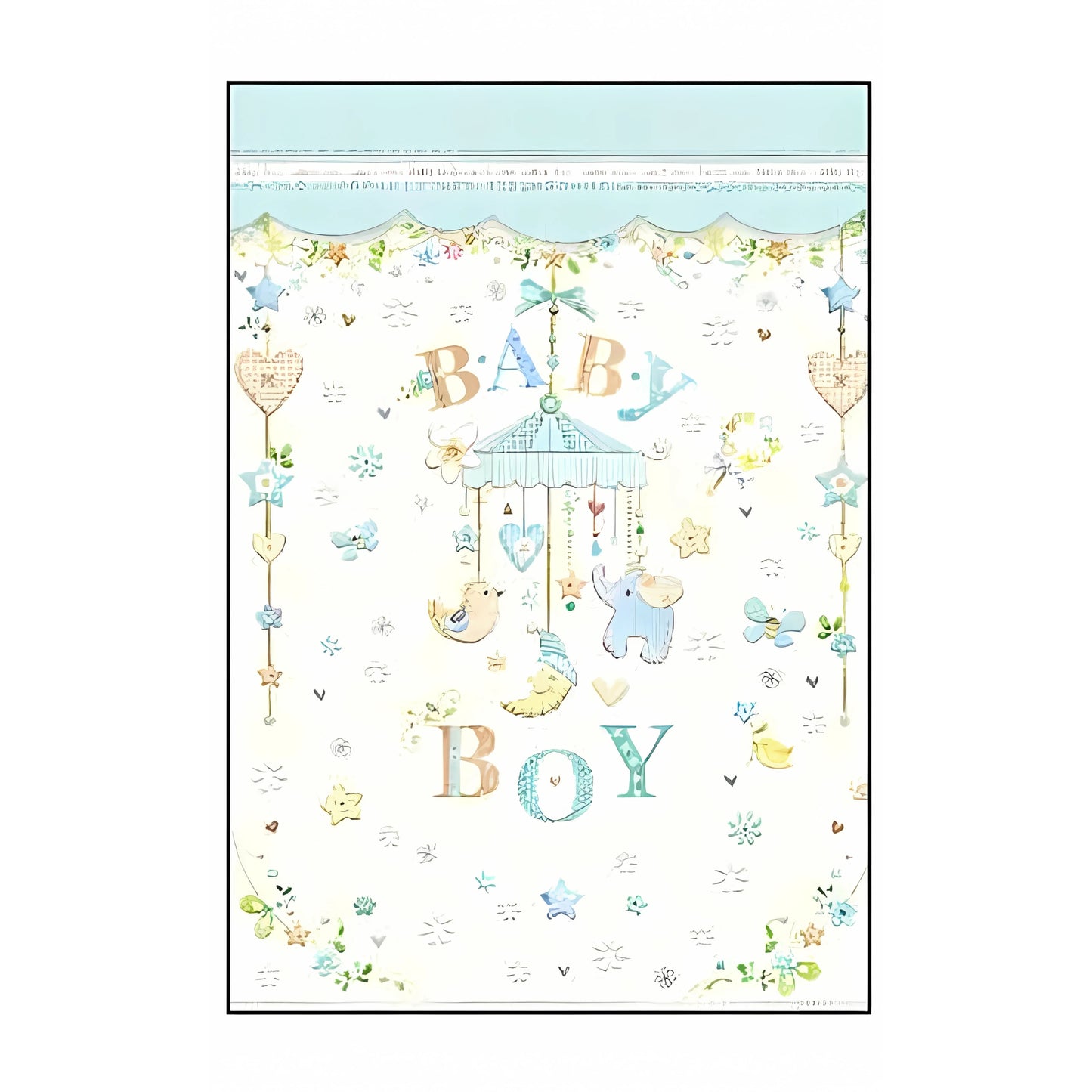 17-8028-01A  NASCITA GIOSTRINA BABY BOY (6PZ)
